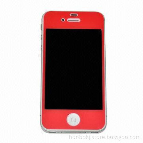 Silk-printed Screen Protector for iPhone 4S/4, Anti-scratch